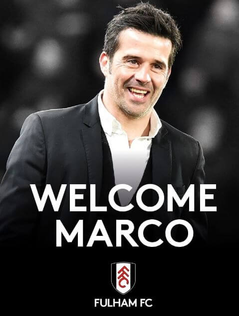 Marco Silva being welcomed as the manager of Fulham F.C.